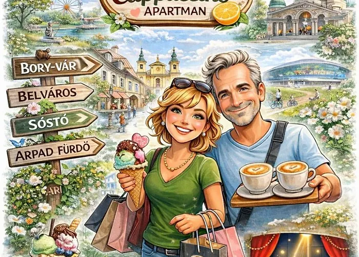 דירה Fehervar Cappuccino Center, Ac, Easy Parking *